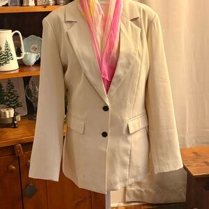 Zara summer rayon blazer.